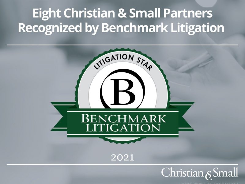 Eight Partners Recognized in 2021 Benchmark Litigation